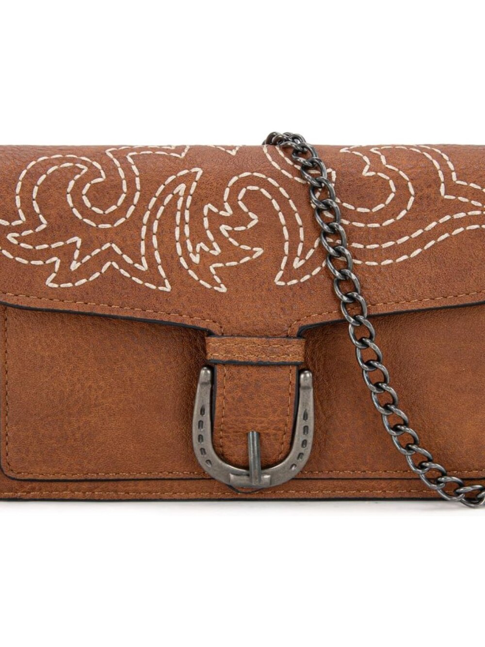 Small Crossbody Purse with Chain Strap Western Designer Clutch and Handbags for
